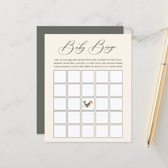 天鯨テーマベビービンゴゲーム (正面/裏面インサイチュ)