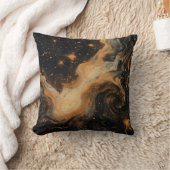 天黒と金ゴールド クッション (ブランケット)