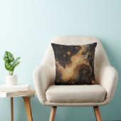 天黒と金ゴールド クッション (椅子)