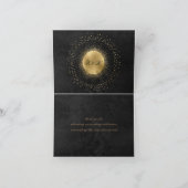 天黒星と金ゴールド星のサンキューカード サンキューカード (内部)