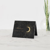 天黒星と金ゴールド星のサンキューカード サンキューカード (正面)