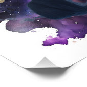 天黒猫の神霊の動物宇宙 フォトプリント            (角)