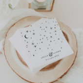 天黒白結婚の スタンダードカクテルナプキン