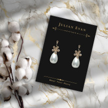 天黒金ゴールドジュエリーイヤリングディスプレイ