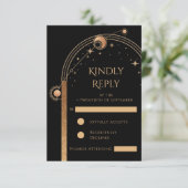 天黒金ゴールド太陽ムーンスターズ結婚ズ 出欠カード (スタンド正面)