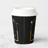 天黒金ゴールド太陽ムーンスターズ30歳の誕生日 紙コップ (右)