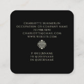 天黒 スクエア名刺 (裏面)