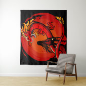 天龍の憤怒 タペストリー (インサイチュ)