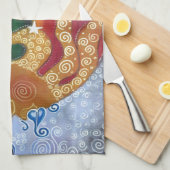 天 キッチンタオル (四つ折り)