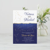 天〔占星術の〕十二宮図星形星座 招待状 (スタンド正面)