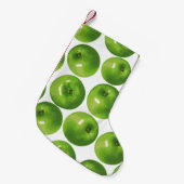 太いひまわりのフローラヴィンテージパターン スモールクリスマスストッキング (正面 (吊り時))