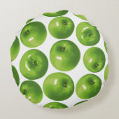 太いひまわりのフローラヴィンテージパターン ラウンドクッション (裏面)