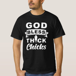 太いひよこに神の祝福を Tシャツ