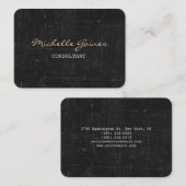 太いスクスタイリッシュリプトトレンディーグレーウォールレンガ 名刺 (正面/裏面)