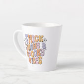 太い太い太い太い太い不気味とビーブ カフェラテマグ (左アングル)