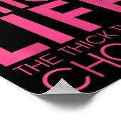 太い太い太い腿の生活を選択しなかったSh ポスター (角)