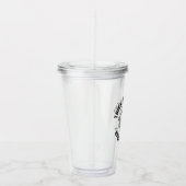 太い太い太不気味腿 アクリルタンブラー (右)