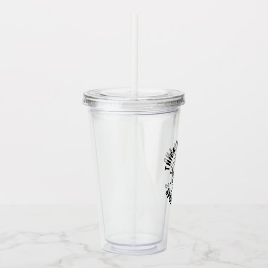 太い太い太不気味腿 アクリルタンブラー (右)