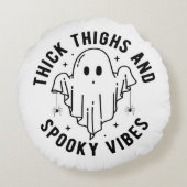 太い太い太不気味腿 ラウンドクッション (裏面)