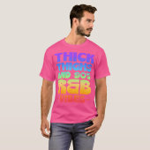 太い太ももも90年代のRbの振動 Tシャツ (正面フル)