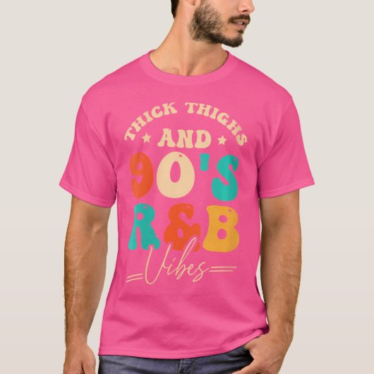 太い太ももも90年代のRbの振動 Tシャツ (正面)