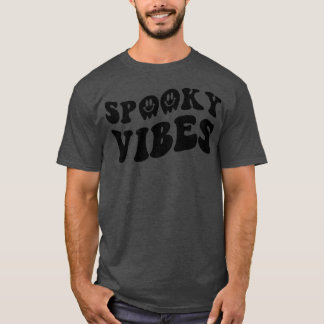 太い太ももビーブス不気味ハッピー顔ハロウィーン Tシャツ