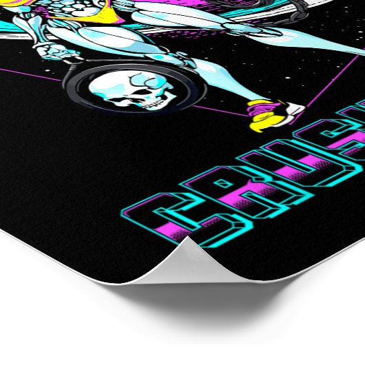 太い太もも圧砕男の重量挙げボディビル ポスター (角)