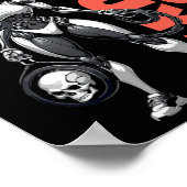 太い太もも圧砕男の重量挙げボディビル ポスター (角)