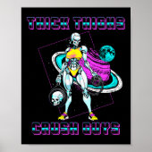 太い太もも圧砕男の重量挙げボディビル ポスター (正面)