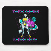 太い太もも圧砕男の重量挙げボディビル マウスパッド (正面)