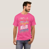 太い太ももRbの振動 – 90S Rb Rnb Tシャツ (正面フル)