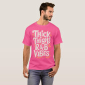 太い太ももRbビベスヒップホップ Tシャツ (正面フル)