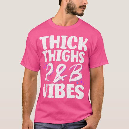 太い太ももRbビベスヒップホップ Tシャツ (正面)