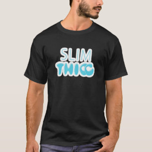 太い女の子ビッグブーティデートすることバーブ薄い厚いスリム Tシャツ