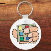 太い指 キーホルダー (正面)