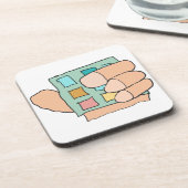 太い指 コースター (左側)