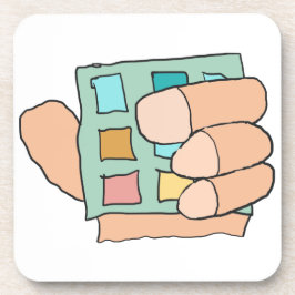 太い指 コースター
