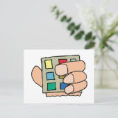 太い指 ポストカード (スタンド正面)