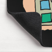 太い指 マウスパッド (コーナー)