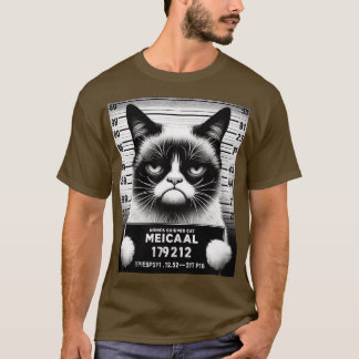 太い猫のTシャツ Tシャツ