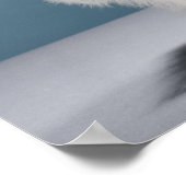 太い眼鏡をかけている子犬 ポスター (角)