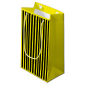 太い黒と黄色の抱き枕 スモールペーパーバッグ (正面アングル)