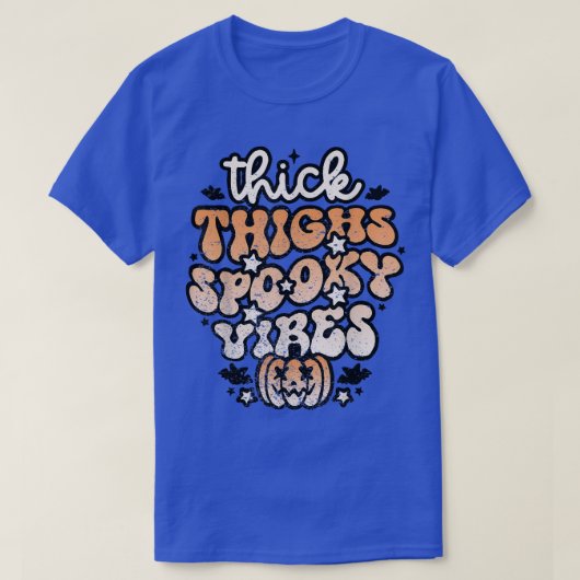 太おもしろい太の太い太い太い不気味とバイブハロウィーン1037 Tシャツ (デザイン正面)