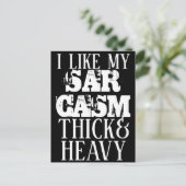 太く重い皮肉 ポストカード (スタンド正面)