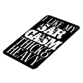 太く重い皮肉 マグネット (左側)