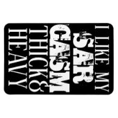 太く重い皮肉 マグネット (横)