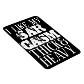 太く重い皮肉 マグネット (右側)