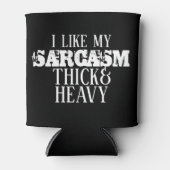 太く重い皮肉 缶クーラー (正面)