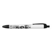 太く重い皮肉 黒ボールペン (トップ)