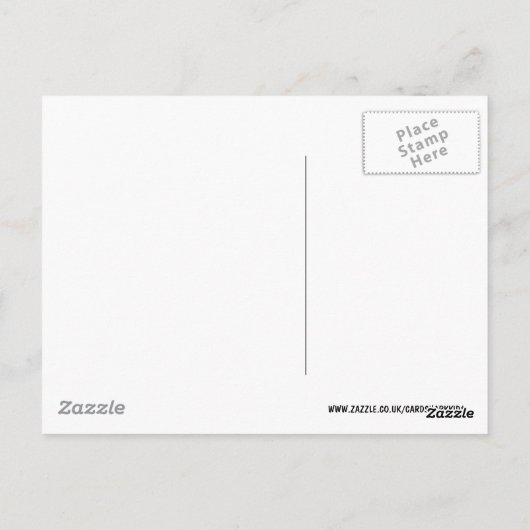 太っおもしろいた冗談 ポストカード (裏面)